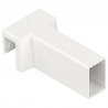 BLUM ZC4U11E0 mocowanie relingu poprzecznego Boxcover MVX jedwab. biały SW-M