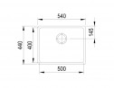 StrongSinks S3 Zlewozmywak Eden 540x440 mm stal nierdzewna