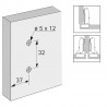 HETTICH 9071629 Prowadnik Sensys D=8 eurowkręt