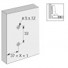 HETTICH 9071629 Prowadnik Sensys D=8 eurowkręt
