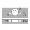 HETTICH 9088036 SENSYS 8639I W45 B9/TH53