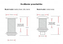Pneumatyczny włącznik do młynka EcoMaster chrom połysk