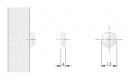 IF-odbojnik do drzwi naklejany 13x4mm (40szt.)