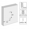 HETTICH 9313885 prowadnik Novisys D=3 wkręt