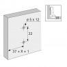 HETTICH 9313898 prowadnik Novisys D=5 eurowkręt