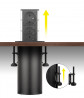 StrongPower PowerUp Gniazdo, 2x230V, Stal nierdzewna, Fr