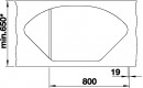 BLANCO 523669 zlewozmywak DELTA II kawowy InFino z korkiem SILGRANIT PuraDur