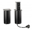 StrongPower Gniazdo PowerUp, 2x230V, Czarny, Fr
