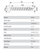SPAX wkręt 4x30 główka półokrągłaTXS,W,4C,