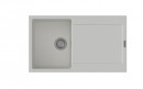 StrongSinks S3 Zlewozmywak granit ZALA 860,860 x 500 mm, z ociekaczem, biały