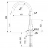 StrongSinks S3 Bateria zlewozmywakowa Rhona łukowa, chrom