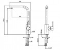 StrongSinks S3 Bateria zlewozmywakowa Ipoly w kształcie litery L, czarny mat