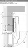 HETTICH 77708 Intermat 9936 równoległy wpuszczany TH52 wkręt