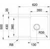 FRANKE Zestaw T29Č OID 611-62 czarny + FP 9000.071 onyx