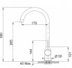FRANKE Zestaw T52Č SID 610-40 czarny + FP 9000.071 onyx