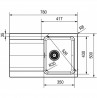 FRANKE Zestaw T30Č OID 611-78 czarny + FP 9000.071 onyx