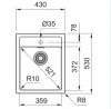 FRANKE Zestaw T52Č SID 610-40 czarny + FP 9000.071 onyx