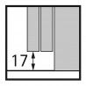 HETTICH 9275740 TopLine XL new STB 19 (17 mm), 40-50/100 kg 2 křídla
