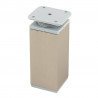 StrongLegs noga meblowa FA009 100mm imitacja stali nierdzewnej