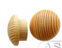 Zaślepka - wieczko z bolcem 10mm sosna