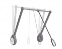 VIBO ASSA 750/1250mm pantograf do szafy ciemny szary