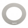 LEGRAND Disq60 gniazdo wpuszczane 1x230V, czarny/metal+ kabel zasilający 2m