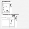 BLANCO 522201 zlewozmywak LEGRA 45 S antracyt bez korka automatycznego SILGRANIT
