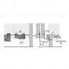 HETTICH 45201 STB 15 profil dolny 6000 mm Aluminium