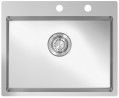 StrongSinks S3 Zlewozmywak Duna 550, rozm.550 x 505 mm nierdz., mimośród