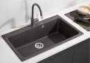 BLANCO 521811 zlewozmywak NAYA XL 9 antracyt bez korka SILGRANIT PuraDur
