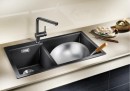 BLANCO 523061 zlewozmywak PLEON 9 tartufo InFino bez korka SILGRANIT PuraDur