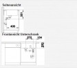 BLANCO 521693 zlewozmywak PLEON 6 Split biały InFino bez korka SILGRANIT PuraDur