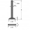 HETTICH 9318255 Śruba regulacyjna do cokołów M8/50