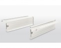 FGV prowadnica z bokami H150/450 mm biały