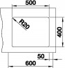 BLANCO 522236 zlewozmywak ETAGON 500-U kawowy InFino bez korka SILGRANIT PuraDur