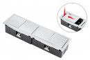 VersaHit Mono combi 1x230V, 1x SUB A/C ładowarka, aluminium szlifowane