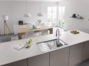 BLANCO 523002 zlewozmywak ANDANO XL 6S-IF Compact biały bez korka SILGRANIT