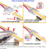 StrongLumio taśma LED 24V COB 22W/m (608 LED/m) - 10mm, CCT