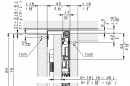HAWA 31430 Concepta III 25/35 Łącznik górny 55mm, 560mm