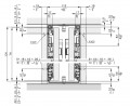 HAWA 31006 Concepta III 25/35 łącznik górny 110mm, 500mm