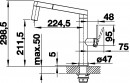 BLANCO 521547 bateria PANERA-S stal nierdzewna szczotkowana stal nierdzewna