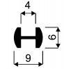 SEVROLL 05901 łącznik mini H04/06 3m czarny mat