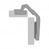 HETTICH 9090115 Intermat 9930 bez sprężyny 50°/65°,uzupełniający,45x9.5, wkręt