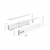K-HETTICH InnoTech Atira, czołowy, biały, 470/70/176 z relingiem 30kg SiSy