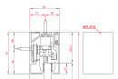 TERNO Solo Vetro tor górny 2710/N aluminiowy czarny 6m