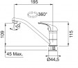 FRANKE Bateria FB 250.031 chrom
