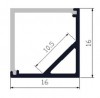 LP-klosz mleczny Triangel Corner 16 2000mm
