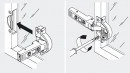 BLUM 71B950A alu nakładany z tłumieniem 95°