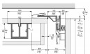 HAWA 52109 Folding Concepta III wzmocnienie dla 4 drzwi 2765mm