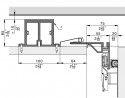 HAWA 52109 Folding Concepta III wzmocnienie dla 4 drzwi 2765mm